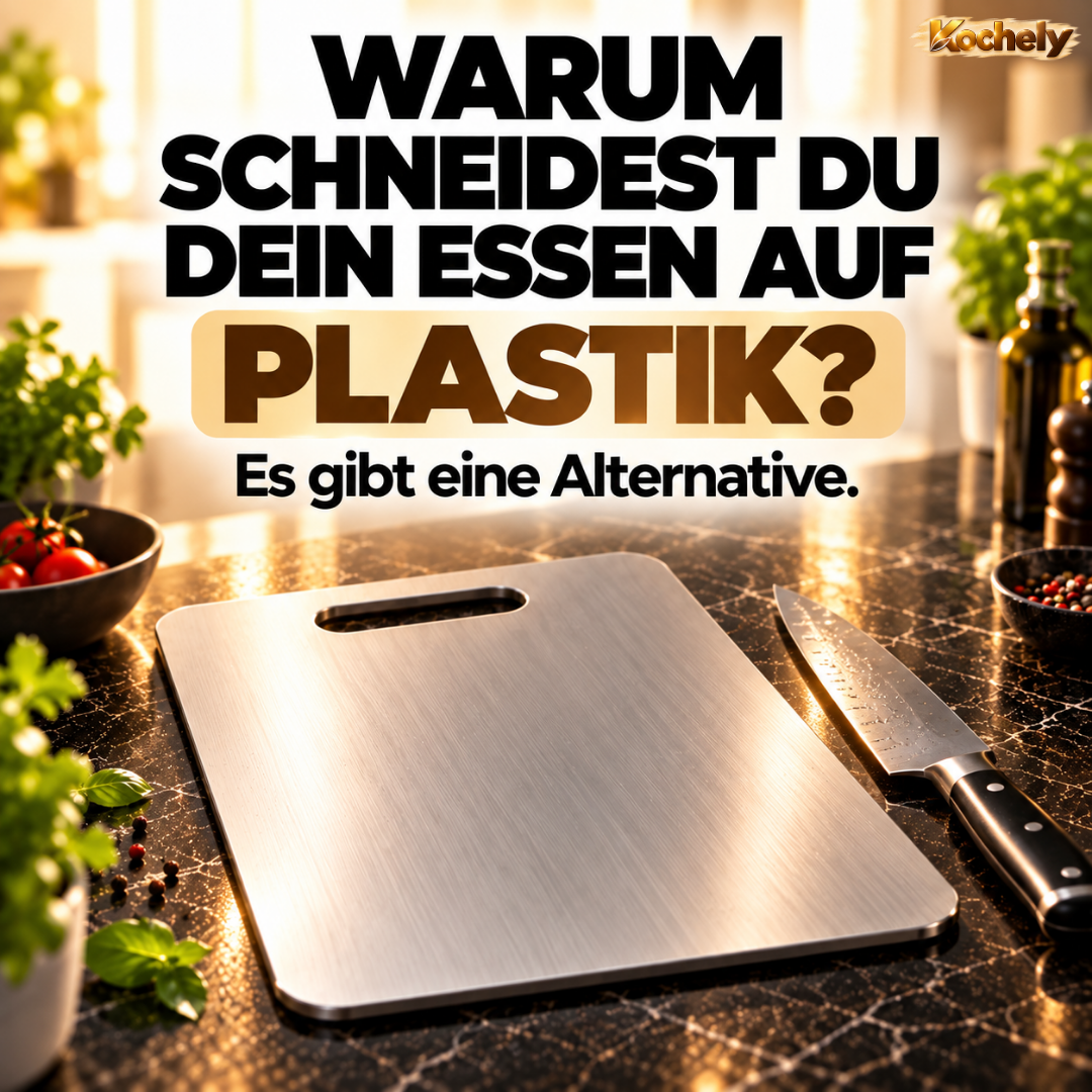 Edelstahl Schneidebrett – Hygienisch & Spülmaschinengeeignet